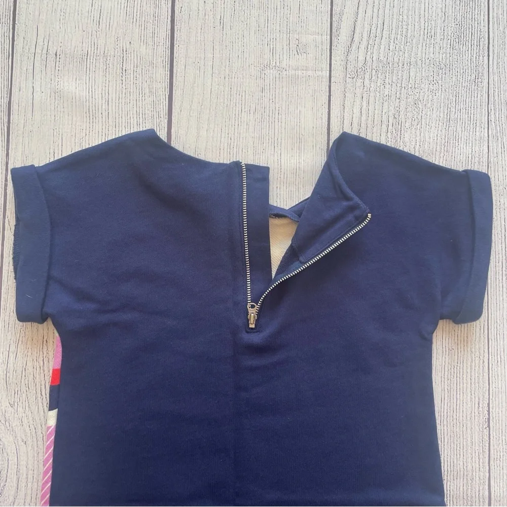 Gymboree Navy Blue Floral Dress Size 10